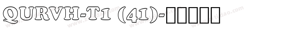 QURVH-T1 (41)字体转换